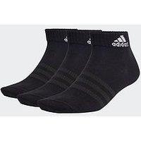 Adidas Sportswear Unisex Sportswear Ankle Socks - 6 Pack - Black/White