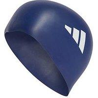 Adidas Unisex Adult Swimming 3 Stripe Cap - Blue