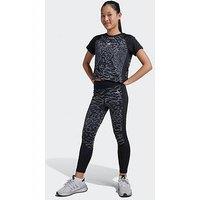 Adidas Junior Girls Training Optime Printed Leggings - Multi