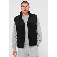 Adidas Sportswear Mens City Escape Reversible Gilet - Black/Black