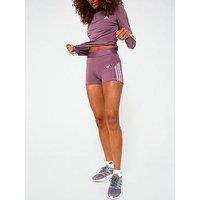 Adidas Womens Training Hyperglam 3Inch Shorts - Purple