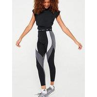 Adidas Womens Training Tech Fit Colourblock 7/8 Tights - Black