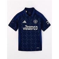 Adidas Manchester United Junior 24/25 Away Stadium Replica Shirt -Navy