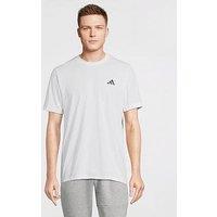 Adidas Mens Train Essentials Comfort T-Shirt - White/Black