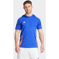 Adidas Mens Tiro 24 Training Jersey -White/Blue