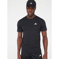 Adidas Mens Train Essentials T-Shirt - Black/White