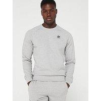 Adidas Originals Men'S Essentials Crew - Grey
