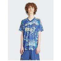 Adidas Ajax Mens 24/25 Away Stadium Replica Shirt-Blue