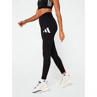 Adidas Womens Train Essentials Big Logo Tights - Black