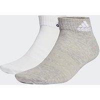 Adidas Sportswear Unisex Sportswear Ankle Socks - 6 Pack - Grey