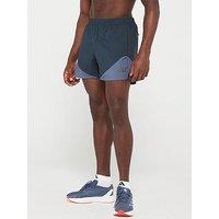 Adidas Mens Running Own The Run Colourblock 5In Shorts - Navy