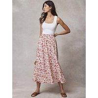 Mint Velvet Floral Print Maxi Skirt