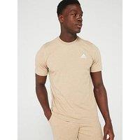Adidas Sportswear Men'S Melange Tee - Brown