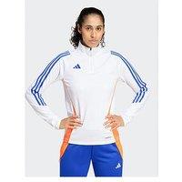 Adidas Womens Tiro 24 Training Track Top -White/Blue