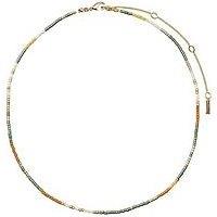 Pilgrim Alison Necklace Brown, Gold-Plated
