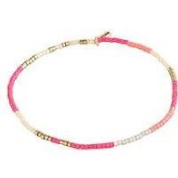 Pilgrim Alison Bracelet Pink, Gold-Plated