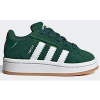 Adidas Originals Unisex Infant Campus 00S Elastic Trainers - Dark Green
