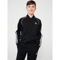 Adidas Originals Older Unisex Superstar Track Top - Black