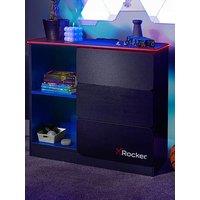 X Rocker Carbon-Tek Chest Of Drawers With Neo Fibre Led Lighting