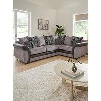 Very Home Narva Fabric/Faux Leather Right Hand Corner Group Sofa