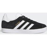 Adidas Originals Kids Unisex Gazelle Trainers - Black/White