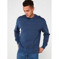 Levi'S Logo Crew Neck Sweatshirt - Dark Blue