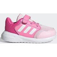 Adidas Sportswear Infant Tensaur Run 30 Elasticated Trainers - Pink/White
