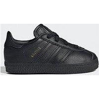 Adidas Originals Unisex Infant Gazelle Elastic Trainers - / - Black