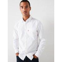 Levi'S Button Down Long Sleeve Pocket Shirt - White