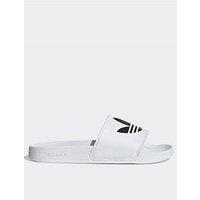 Adidas Originals Unisex Adilette Lite Slider - White/Black