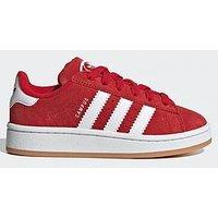 Adidas Originals Kids Unisex Campus 00S Elastic Trainers - Red