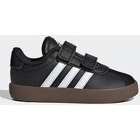Adidas Sportswear Infant Vl Court 30 Velcro Trainers - Black/White