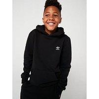 Adidas Originals Older Unisex Overhead Hoodie - Black