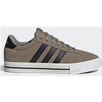 Adidas Sportswear Men'S Suede Daily 40 Trainers - Clay/Black