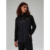 Berghaus Mens Vaskye Hooded Hybrid Jacket - Black