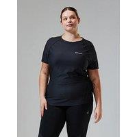 Berghaus Womens 24/7 Tech Ss Crew T-Shirt - Black