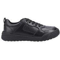 Hush Puppies Shane Snr School Shoe - Black