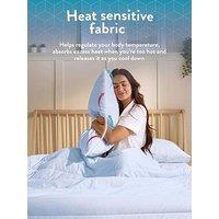 Slumberdown Cool Summer Coverless Comfort Pillowcase Pair - Blue