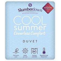 Slumberdown Cool Summer Coverless Comfort Duvet- Blue