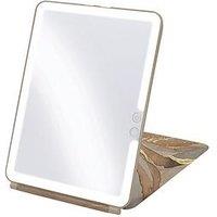 Sensse Glow Up Led Folding Mirror (Modern Marble)