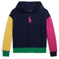 Polo Ralph Lauren Girls Colour Block Hoodie - Multi