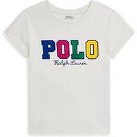 Polo Ralph Lauren Girls Polo Short Sleeve T-Shirt - White