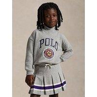 Polo Ralph Lauren Girls Polo Sweat Top - Grey