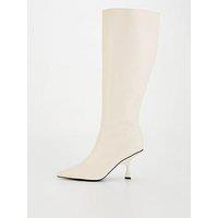 Raid Rain Knee High Boot - Off White