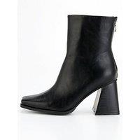 Raid Karla Heeled Ankle Boot - Black