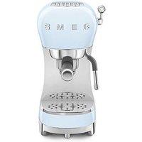 Smeg Ecf02 Espresso Coffee Machine - Pastel Blue