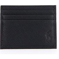 Polo Ralph Lauren Saffiano Leather Card Holder - Black