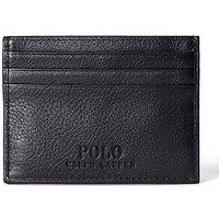 Polo Ralph Lauren Grained Leather Card Holder - Black