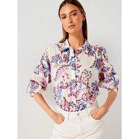 Mango Floral Printed Blouse