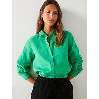 Mango Green Long Sleeve Shirt